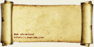 Jana Avramović vizit kartica